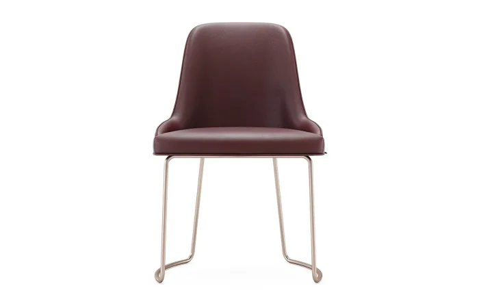 Anna side chair rosegoldmatt 1