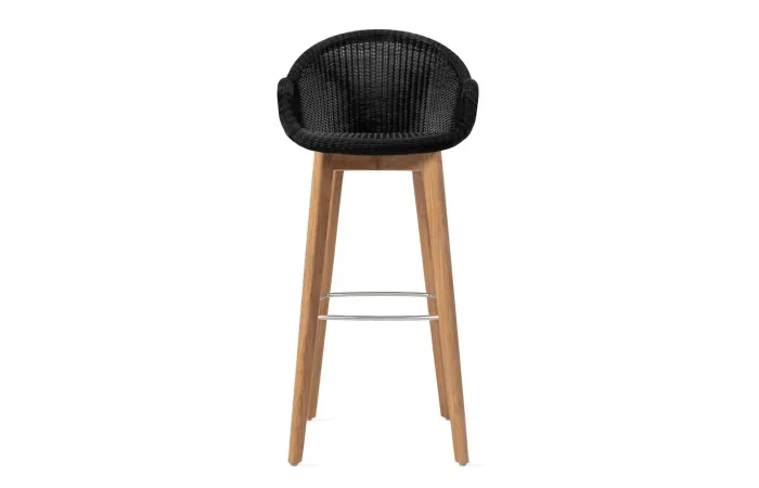 Edgard bar stool Teak base 01