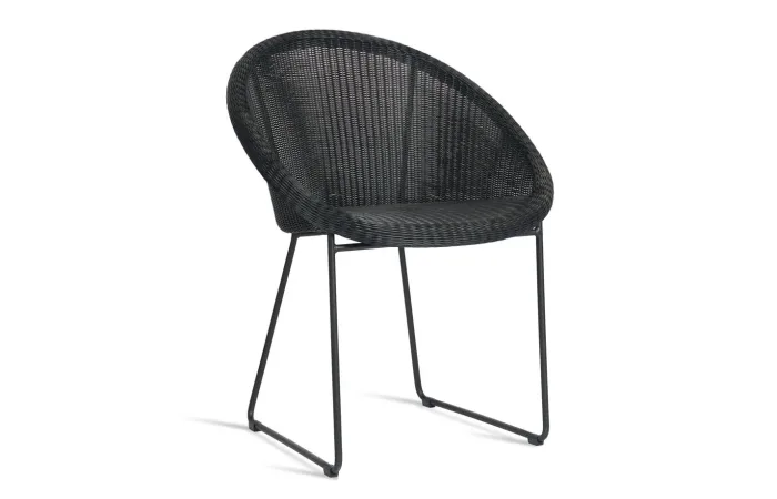 Gipsy dining chair black base 01