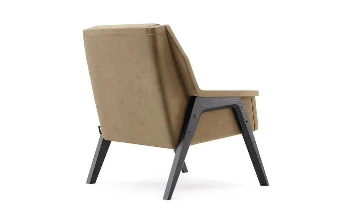 Greta armchair left back view