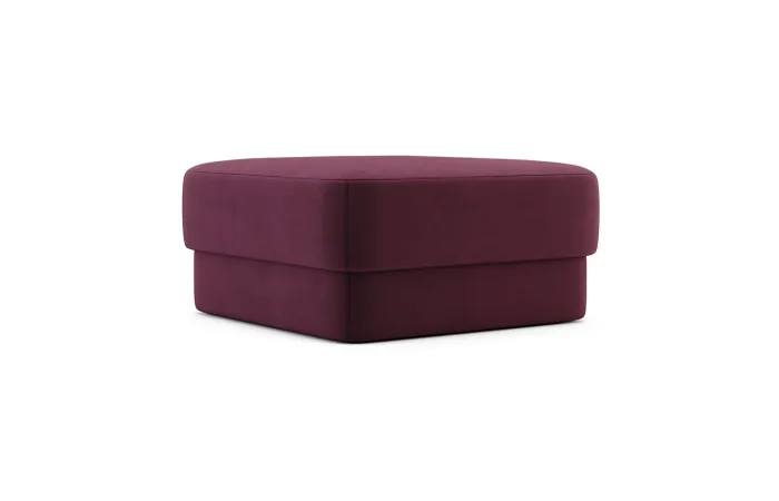 Kate large pouf Aldan 2932 fabric right view