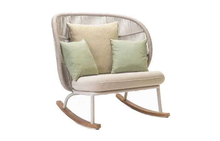 Kodo rocking chair with deco cushion