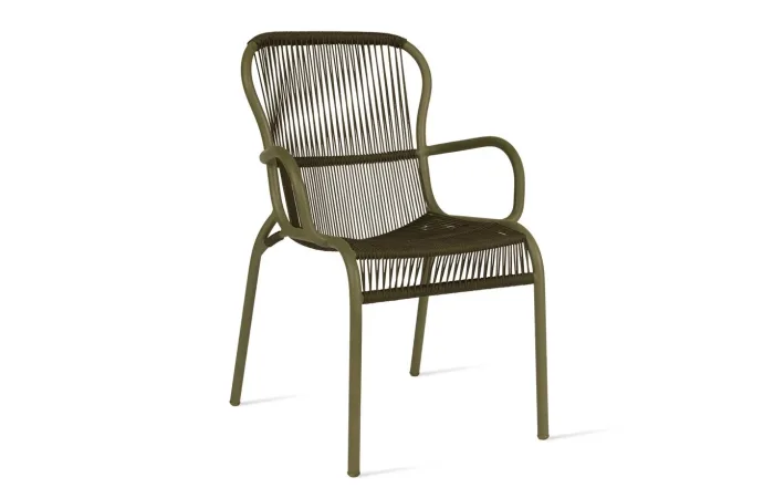 Loop dining armchair rope outdoor 01