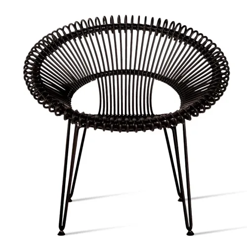 Roy lazy chair black