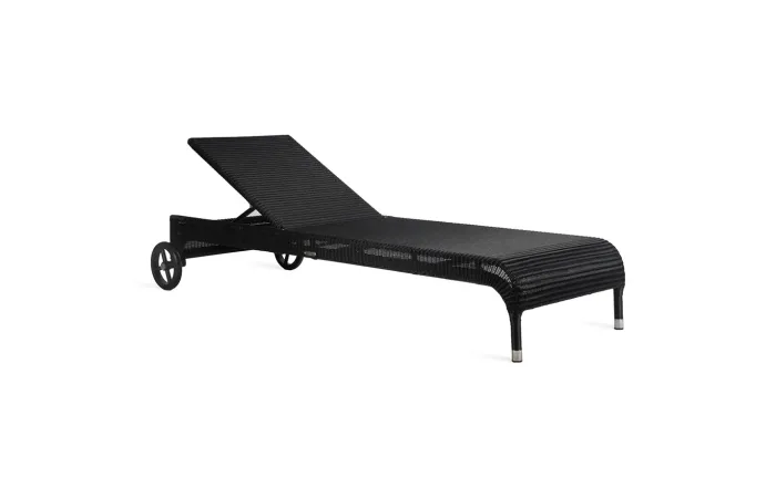 Safi sunlounger without arm black