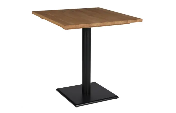 Quadro bistro table natural oak top 1