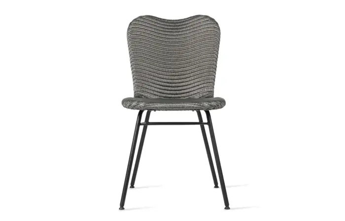 lily dining chair steel A base