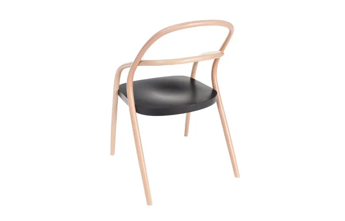 002 chair beech back ciew