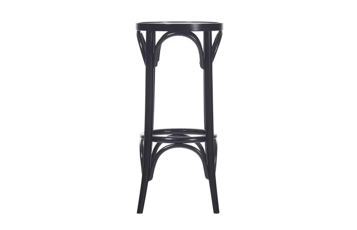 73 Bar stool black beech wood 2