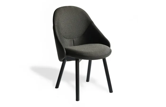 Albu chair with seat and back upholstery 4