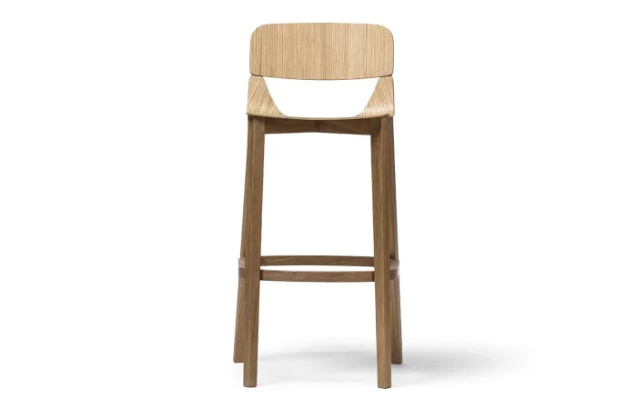 Leaf barstool with backrest 2